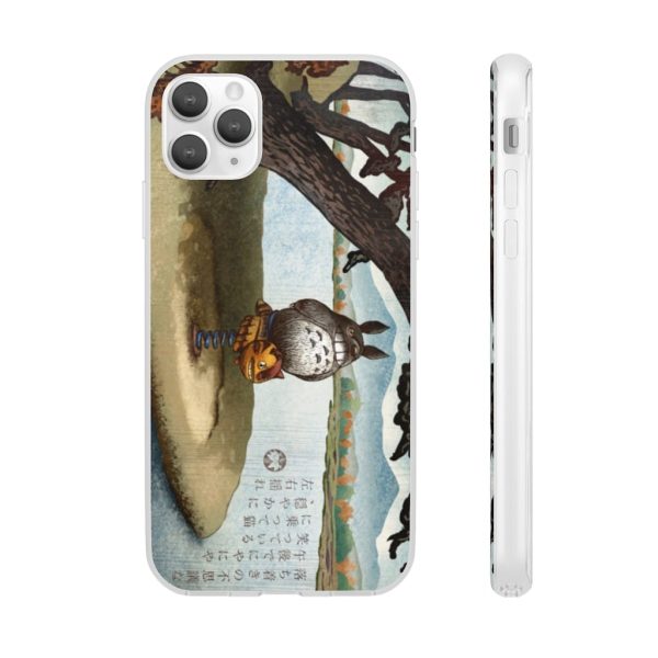 Totoro Bag - Totoro on the Catbus Spring Ride iPhone Cases-Accessories, My Neighbor Totoro, Phone Case, Totoro Bag