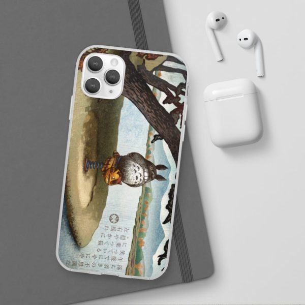 Totoro Bag - Totoro on the Catbus Spring Ride iPhone Cases-Accessories, My Neighbor Totoro, Phone Case, Totoro Bag