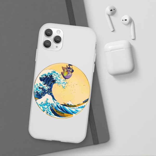 Totoro Anime - Totoro On The Waves iPhone Cases-Accessories, My Neighbor Totoro, Phone Case, Totoro Anime