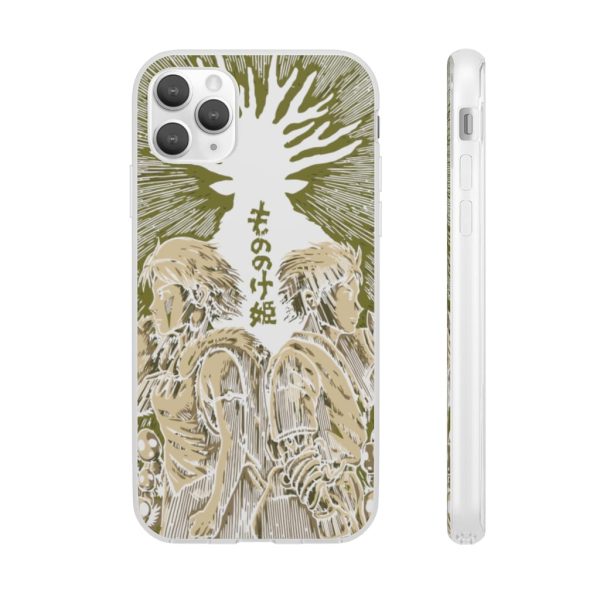 San Princess Mononoke - Princess Mononoke – San and Ashitaka iPhone Cases-Accessories, Phone Case, princess mononoke, San Princess Mononoke