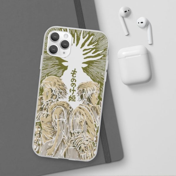 San Princess Mononoke - Princess Mononoke – San and Ashitaka iPhone Cases-Accessories, Phone Case, princess mononoke, San Princess Mononoke