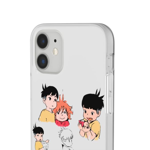 Ponyo Plush - Ponyo and Sosuke Sketch iPhone Cases-Accessories, Phone Case, ponyo, Ponyo Plush