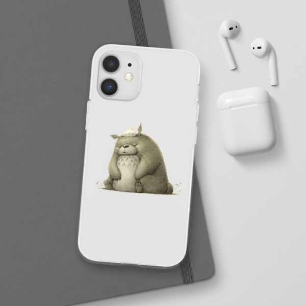 Tom Totoro Concrete Atlantic City - The Fluffy Totoro iPhone Cases-Accessories, My Neighbor Totoro, Phone Case, Tom Totoro Concrete Atlantic City