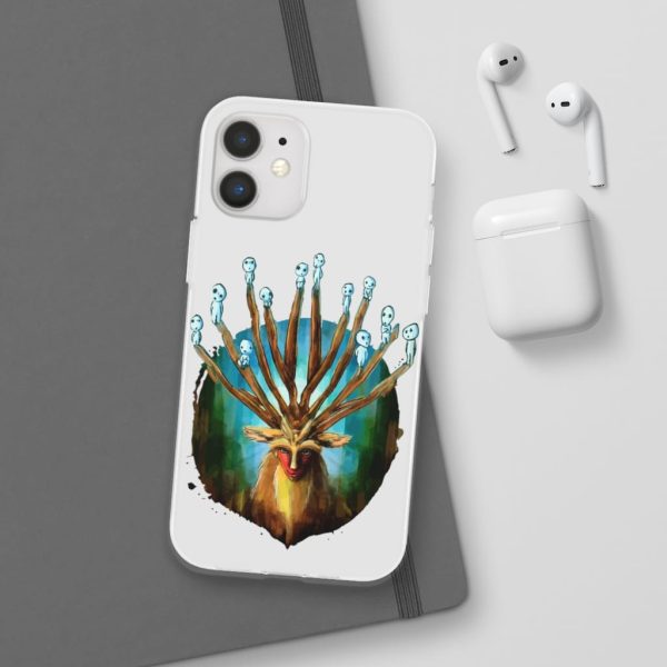 Studio Ghibli Films Princess Mononoke - Princess Mononoke – Shishigami and The Tree Spirit iPhone Cases-Accessories, Phone Case, princess mononoke, Studio Ghibli Films Princess Mononoke