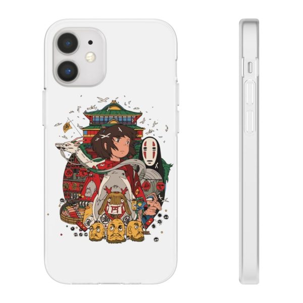 Spirited Away Poster - Spirited Away – Sen and Friends iPhone Cases-Accessories, kaonashi, no face, Phone Case, Spirited Away, Spirited Away Poster