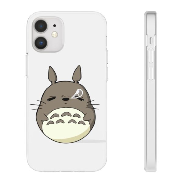 Totoro Umbrella - Sleepy Totoro iPhone Cases-Accessories, My Neighbor Totoro, Phone Case, Totoro Umbrella