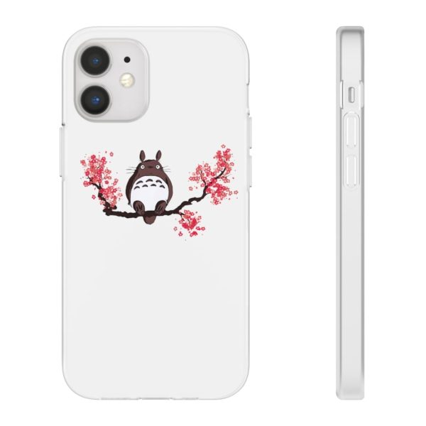 My Neighbor Totoro Japanese - Totoro and Sakura iPhone Cases-Accessories, My Neighbor Totoro, My Neighbor Totoro Japanese, Phone Case