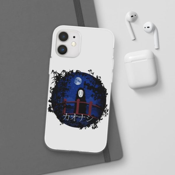 Spirited Away Live' - Spirited Away Kaonashi No Face by the blue Moon iPhone Cases-Accessories, Characters Spirited Away, kaonashi, no face, Phone Case, Spirited Away, Spirited Away Live