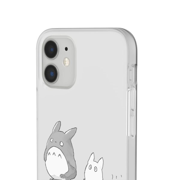 Totoro Plushie - Walking Mini Totoro iPhone Cases-Accessories, My Neighbor Totoro, Phone Case, Totoro Plushie