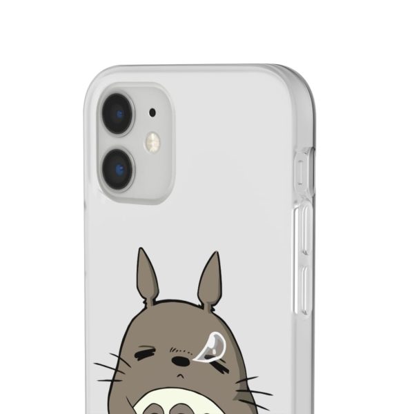 Totoro Umbrella - Sleepy Totoro iPhone Cases-Accessories, My Neighbor Totoro, Phone Case, Totoro Umbrella