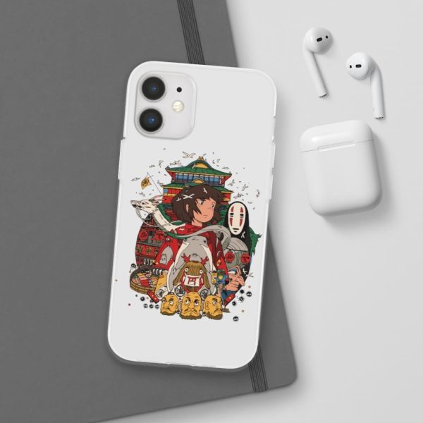 Spirited Away Poster - Spirited Away – Sen and Friends iPhone Cases-Accessories, kaonashi, no face, Phone Case, Spirited Away, Spirited Away Poster