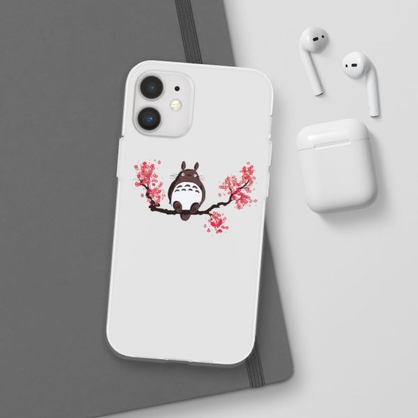 My Neighbor Totoro Japanese - Totoro and Sakura iPhone Cases-Accessories, My Neighbor Totoro, My Neighbor Totoro Japanese, Phone Case