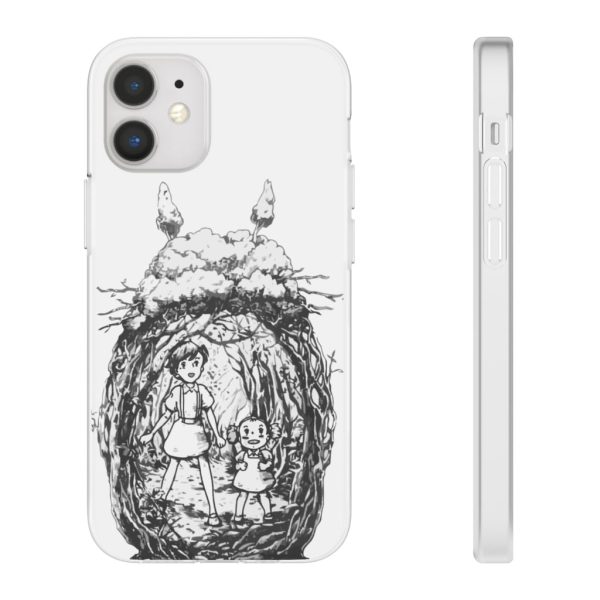 What Animal Is Totoro - My Neighbor Totoro – Mei and Sastuki in the Forest iPhone Cases-Accessories, My Neighbor Totoro, Phone Case, What Animal Is Totoro