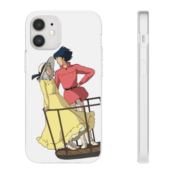 Sheet Music Howl's Moving Castle - Howl’s Moving Castle – Sophie and Howl Gazing at Each other iPhone Cases-Accessories, Howl's Moving Castle, Phone Case, Sheet Music Howl's Moving Castle