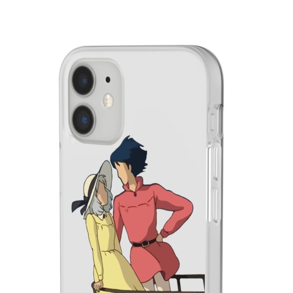 Sheet Music Howl's Moving Castle - Howl’s Moving Castle – Sophie and Howl Gazing at Each other iPhone Cases-Accessories, Howl's Moving Castle, Phone Case, Sheet Music Howl's Moving Castle