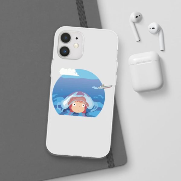 Ponyo Background - Ponyo in her first trip iPhone Cases-Accessories, Phone Case, ponyo, Ponyo Background