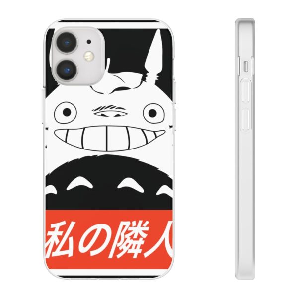 Totoro Japanese Restaurant - Smiling Totoro iPhone Cases-Accessories, My Neighbor Totoro, Phone Case, Totoro Japanese Restaurant