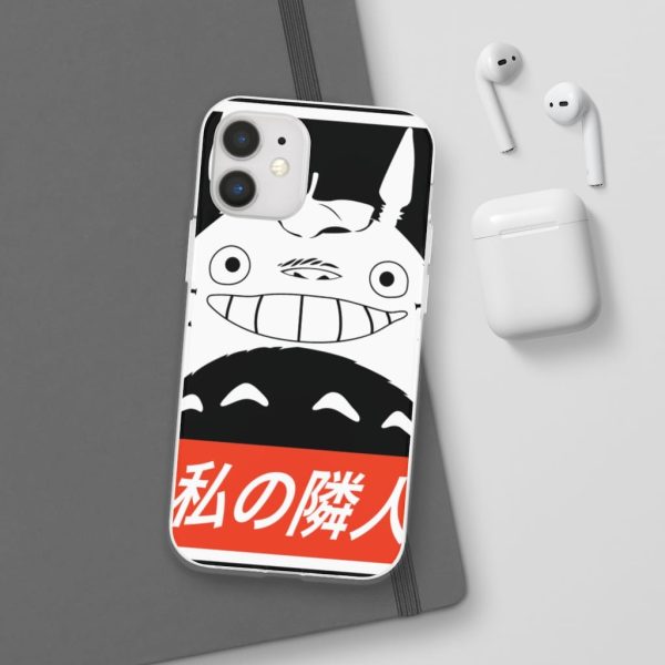 Totoro Japanese Restaurant - Smiling Totoro iPhone Cases-Accessories, My Neighbor Totoro, Phone Case, Totoro Japanese Restaurant