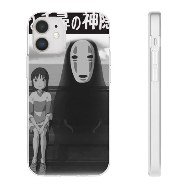 Like Spirited Away - Spirited Away – Chihiro and No Face on the Train iPhone Cases-Accessories, kaonashi, Like Spirited Away, no face, Phone Case, Spirited Away