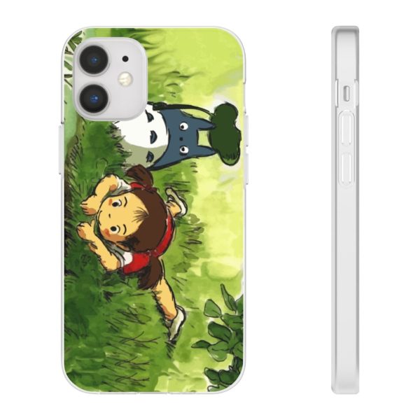 Studio Ghibli Totoro Movie - My Neighbor Totoro – Playing Mei iPhone Cases-Accessories, My Neighbor Totoro, Phone Case, Studio Ghibli Totoro Movie