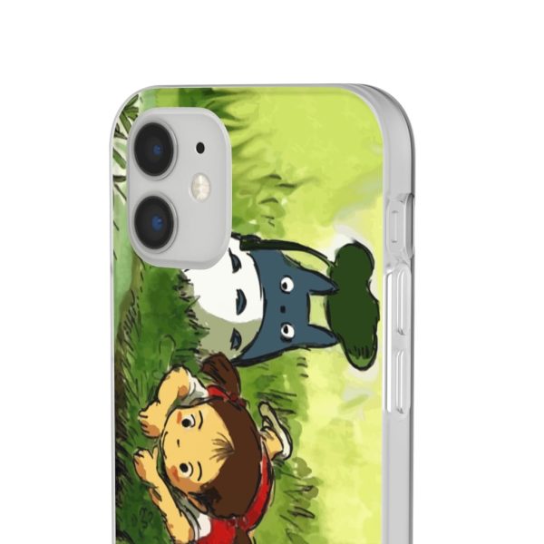 Studio Ghibli Totoro Movie - My Neighbor Totoro – Playing Mei iPhone Cases-Accessories, My Neighbor Totoro, Phone Case, Studio Ghibli Totoro Movie