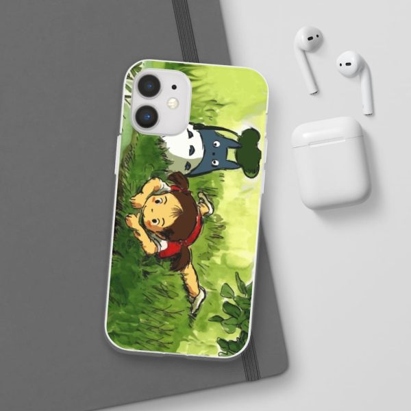 Studio Ghibli Totoro Movie - My Neighbor Totoro – Playing Mei iPhone Cases-Accessories, My Neighbor Totoro, Phone Case, Studio Ghibli Totoro Movie