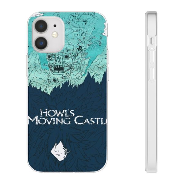 Witch Howl's Moving Castle - Howl’s Moving Castle Blue Tone Art iPhone Cases-Accessories, Howl's Moving Castle, Phone Case, Witch Howl's Moving Castle