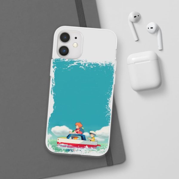 Ponyo Dad - Ponyo and Sosuke on Boat iPhone Cases-Accessories, Phone Case, ponyo, Ponyo Dad