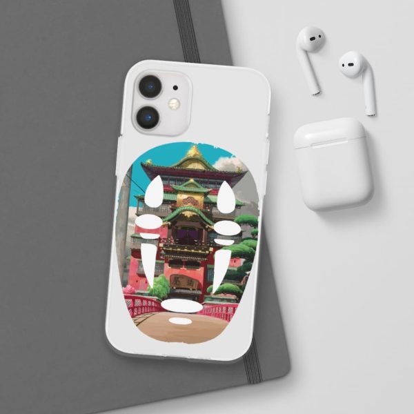 Spirited Away Streaming - Spirited Away –  The Bathhouse Ft. No Face iPhone Cases-Accessories, kaonashi, no face, Phone Case, Spirited Away, Spirited Away Streaming