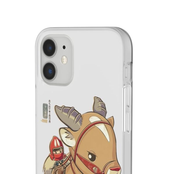 Ashitaka Princess Mononoke - Princess Mononoke Ashitaka and Yakul Chibi iPhone Cases-Accessories, Ashitaka Princess Mononoke, Phone Case, princess mononoke