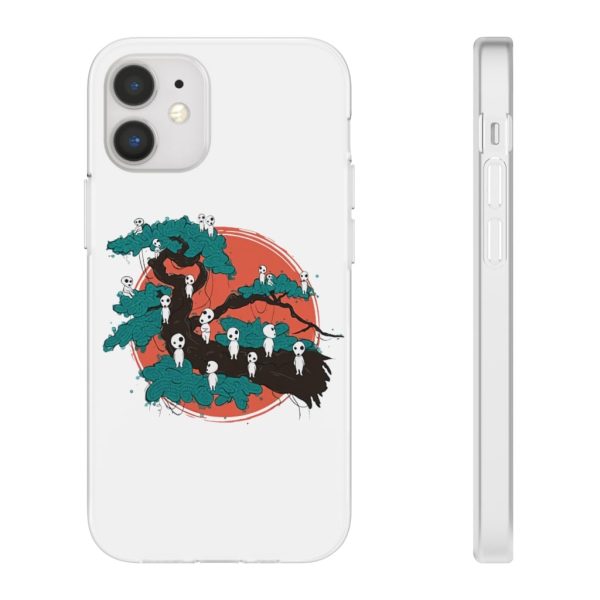 Anime Film Princess Mononoke - Tree Spirits by the Red Moon iPhone Cases-Accessories, Anime Film Princess Mononoke, Phone Case, princess mononoke