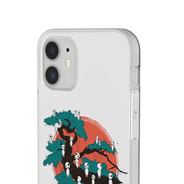 Anime Film Princess Mononoke - Tree Spirits by the Red Moon iPhone Cases-Accessories, Anime Film Princess Mononoke, Phone Case, princess mononoke