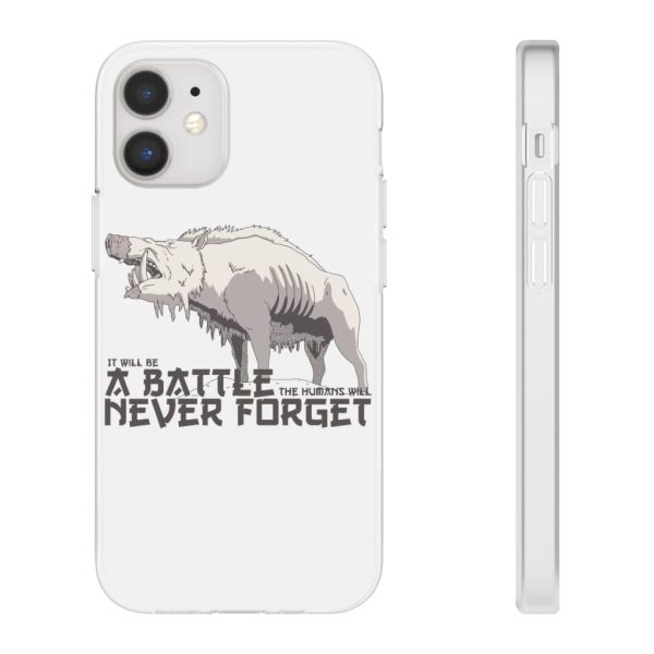 Princess Mononoke In Theaters - Princess Mononoke – A Battle Never Forget iPhone Cases-Accessories, Phone Case, princess mononoke, Princess Mononoke In Theaters