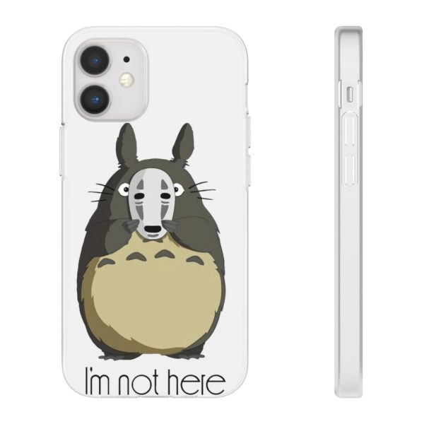 Studio Ghibli My Neighbor Totoro - Totoro I’m Not Here iPhone Cases-Accessories, My Neighbor Totoro, Phone Case, Studio Ghibli My Neighbor Totoro