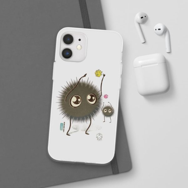 Spirited Away Review - Spirited Away – Soot Spirit Chibi iPhone Cases-Accessories, Phone Case, Spirited Away, Spirited Away Review