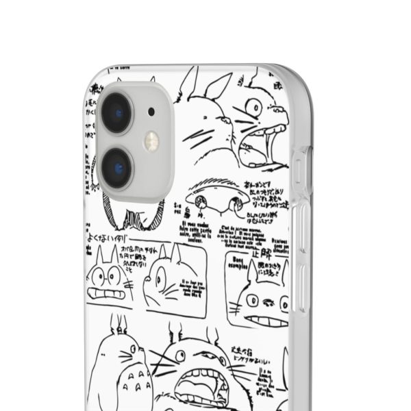 Mi Vecino Totoro - Totoro Original Character Sketch iPhone Cases-Accessories, Mi Vecino Totoro, My Neighbor Totoro, Phone Case