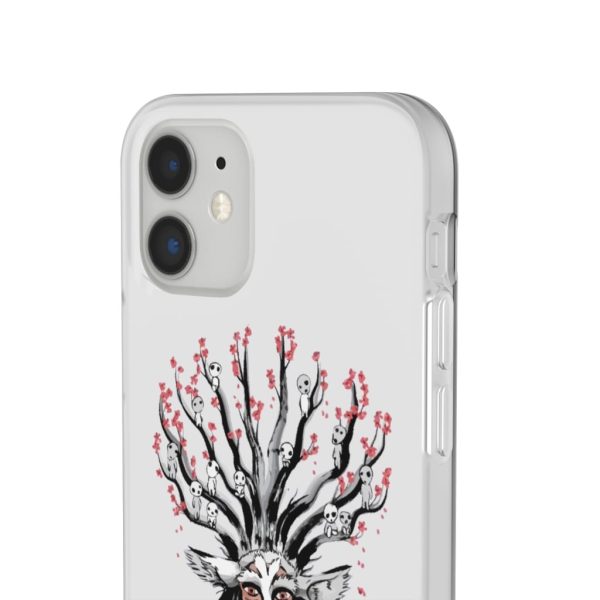 Princess Mononoke Wolf - Princess Mononoke – Shishigami and Sakura iPhone Cases-Accessories, Phone Case, princess mononoke, Princess Mononoke Wolf