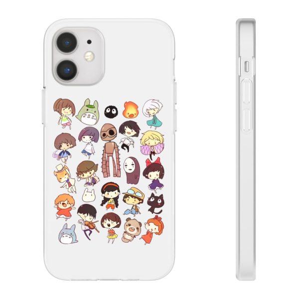 Ghibli Movie Characters Cute Chibi Collection iPhone Cases-Accessories, Phone Case