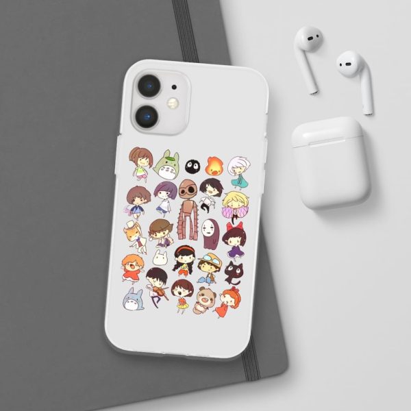 Ghibli Movie Characters Cute Chibi Collection iPhone Cases-Accessories, Phone Case