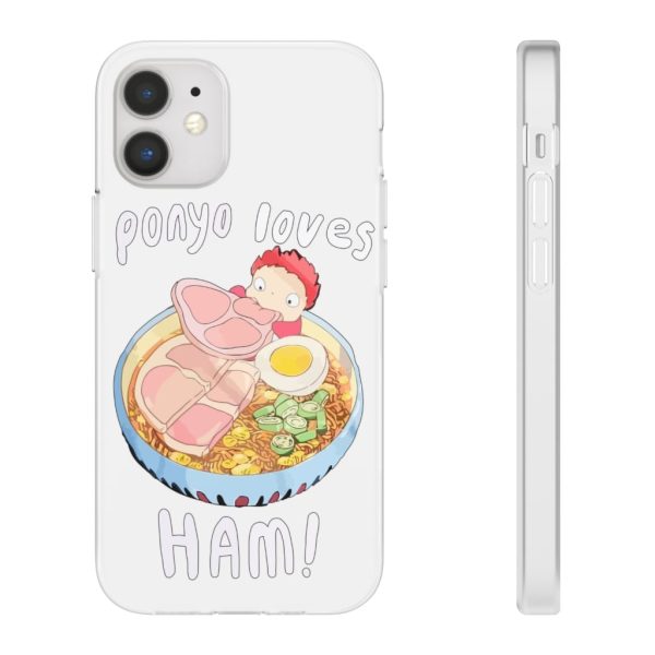 Ponyo Meaning - Ponyo Loves Ham iPhone Cases-Accessories, ponyo, Ponyo Meaning