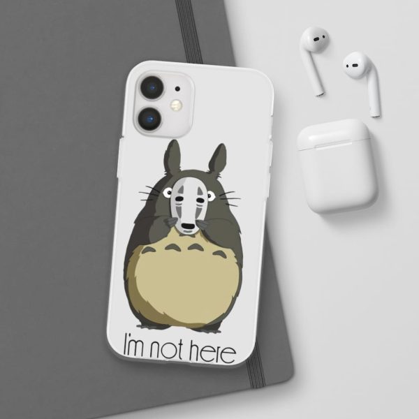 Studio Ghibli My Neighbor Totoro - Totoro I’m Not Here iPhone Cases-Accessories, My Neighbor Totoro, Phone Case, Studio Ghibli My Neighbor Totoro