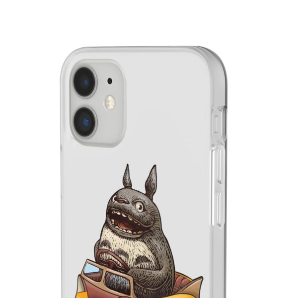 My Neighbor Totoro Cat Bus - Totoro driving Catbus iPhone Cases-Accessories, My Neighbor Totoro, My Neighbor Totoro Cat Bus, Phone Case