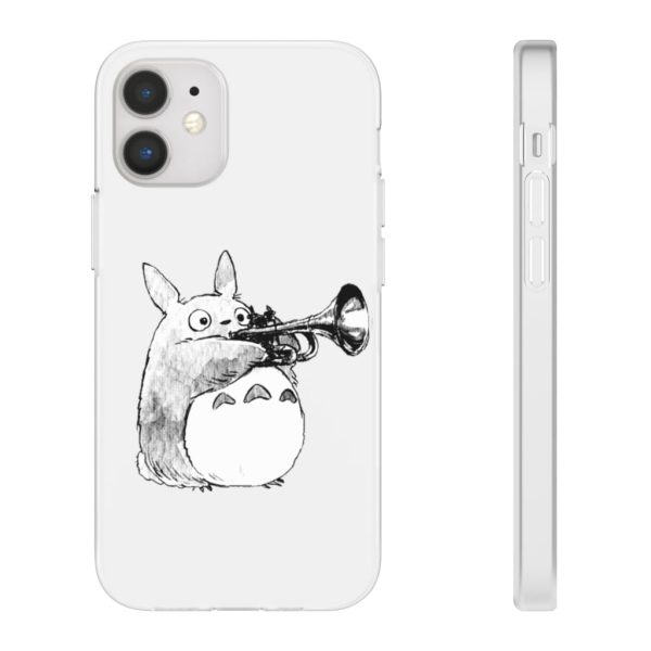 Mei My Neighbor Totoro - Totoro and the Trumpet iPhone Cases-Accessories, Mei My Neighbor Totoro, My Neighbor Totoro, Phone Case