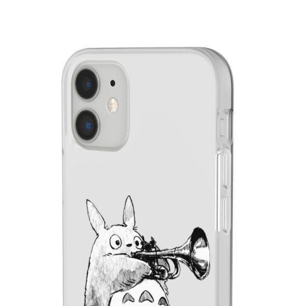 Mei My Neighbor Totoro - Totoro and the Trumpet iPhone Cases-Accessories, Mei My Neighbor Totoro, My Neighbor Totoro, Phone Case