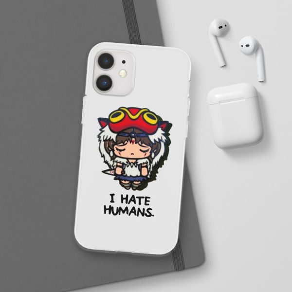 Princess Mononoke Showtimes - Princess Mononoke Chibi – I Hate Humans iPhone Cases-Accessories, Phone Case, princess mononoke, Princess Mononoke Showtimes