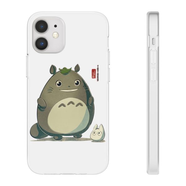 Totoro Wallpaper - Totoro Cute Chibi iPhone Cases-Accessories, My Neighbor Totoro, Phone Case, Totoro Wallpaper