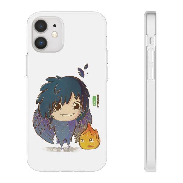 Howl's Moving Castle Calcifer - Howl’s Moving Castle – Howl Chibi iPhone Cases-Accessories, Howl's Moving Castle, Howl's Moving Castle Calcifer, Phone Case