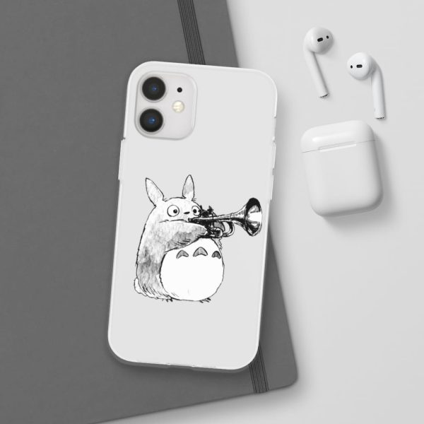 Mei My Neighbor Totoro - Totoro and the Trumpet iPhone Cases-Accessories, Mei My Neighbor Totoro, My Neighbor Totoro, Phone Case