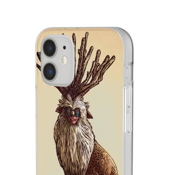 Princess Mononoke With Wolf - Princess Mononoke – Shishigami Day Time Detailed iPhone Cases-Accessories, Phone Case, princess mononoke, Princess Mononoke With Wolf