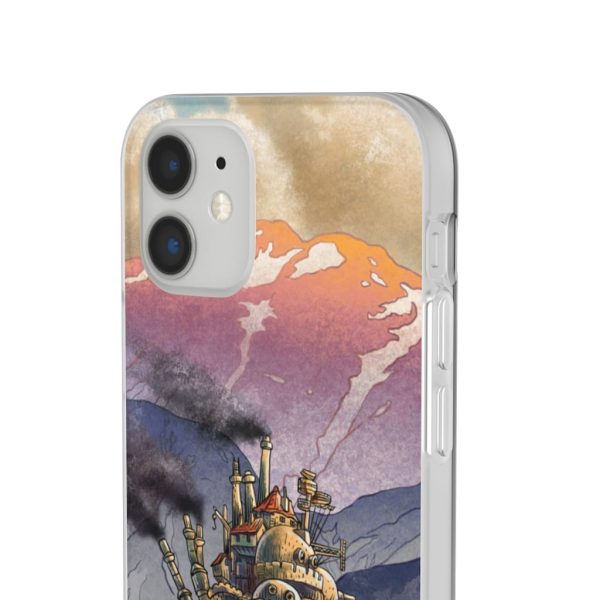 Howl's Moving Castle Actors - Howl’s Moving Castle Landscape iPhone Cases-Accessories, Howl's Moving Castle, Howl's Moving Castle Actors, Phone Case